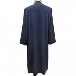 Buhara Yaka Kumaş Nakışlı Cübbe - Lacivert